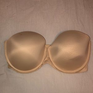 Strapless bra